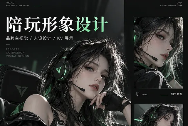 PLAY TOGETHER · 电竞陪玩人物主视觉