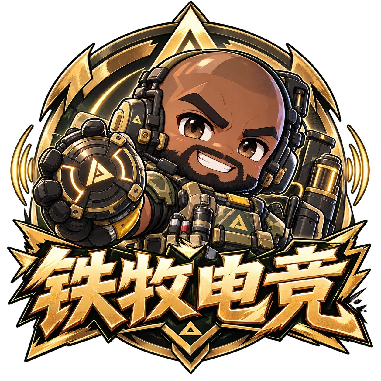 铁牧电竞 · 战术徽章