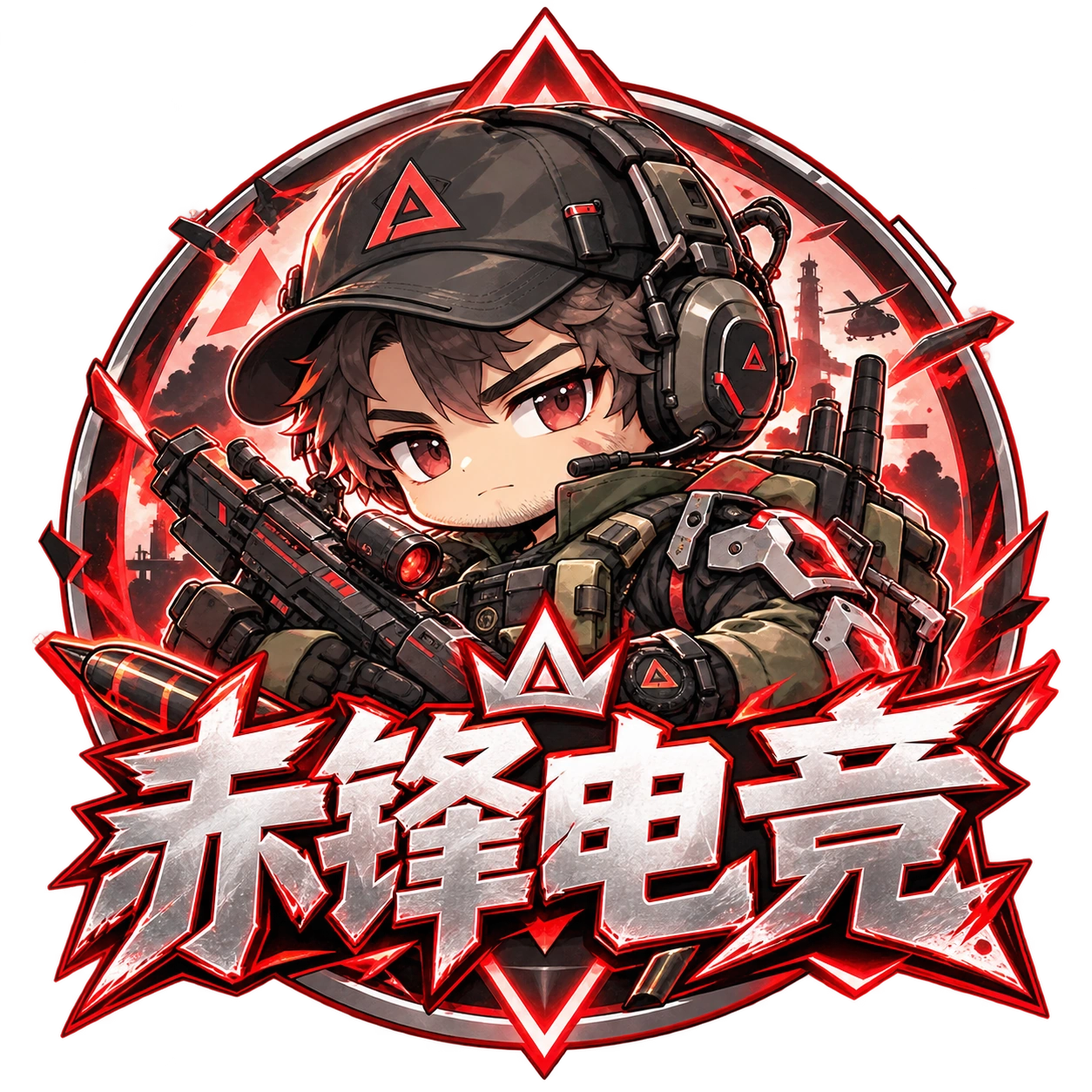 赤锋电竞 · 战术徽章